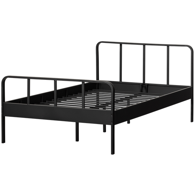 Mees Bed Twijfelaar Metaal Zwart 120x200 Cm van WOOOD – Luxe comfort op maat van PureWonen. Vraag naar de beste prijs.