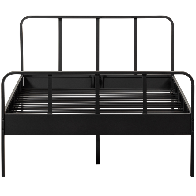 Mees Bed Twijfelaar Metaal Zwart 120x200 Cm van WOOOD – Luxe comfort op maat van PureWonen. Vraag naar de beste prijs.