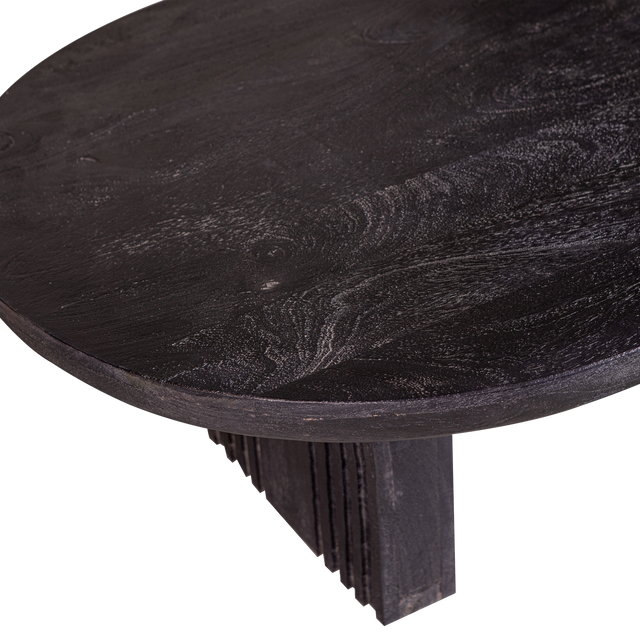 Steppe Salontafel Mango Hout Zwart van WOOOD – Luxe comfort op maat van PureWonen. Vraag naar de beste prijs.