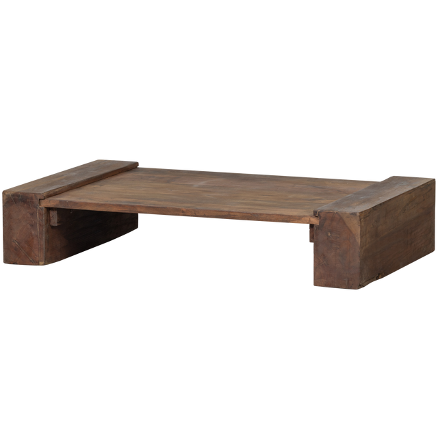 Cuno Salontafel Laag Hout Donkerbruin van WOOOD – Luxe comfort op maat van PureWonen. Vraag naar de beste prijs.