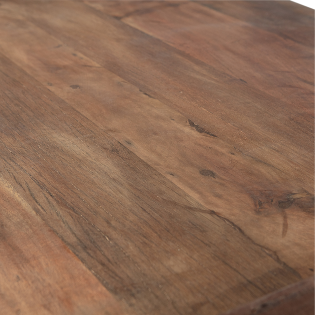 Cuno Salontafel Laag Hout Donkerbruin van WOOOD – Luxe comfort op maat van PureWonen. Vraag naar de beste prijs.