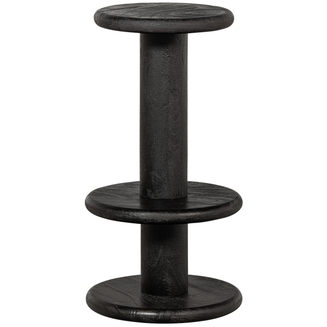 Kolby Barkruk Mango Hout Zwart van WOOOD – Luxe comfort op maat van PureWonen. Vraag naar de beste prijs.