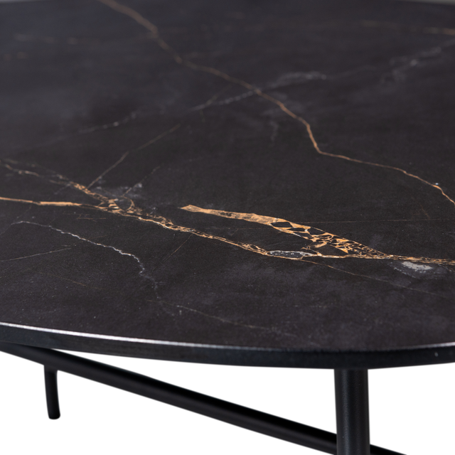 Vajen Salontafel Met Zwart Marmeren Look Blad 80x60 Cm van WOOOD – Luxe comfort op maat van PureWonen. Vraag naar de beste prijs.