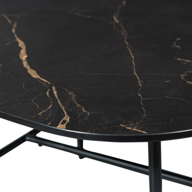 Vajen Salontafel Met Zwart Marmeren Look Blad 70x70 Cm van WOOOD – Luxe comfort op maat van PureWonen. Vraag naar de beste prijs.