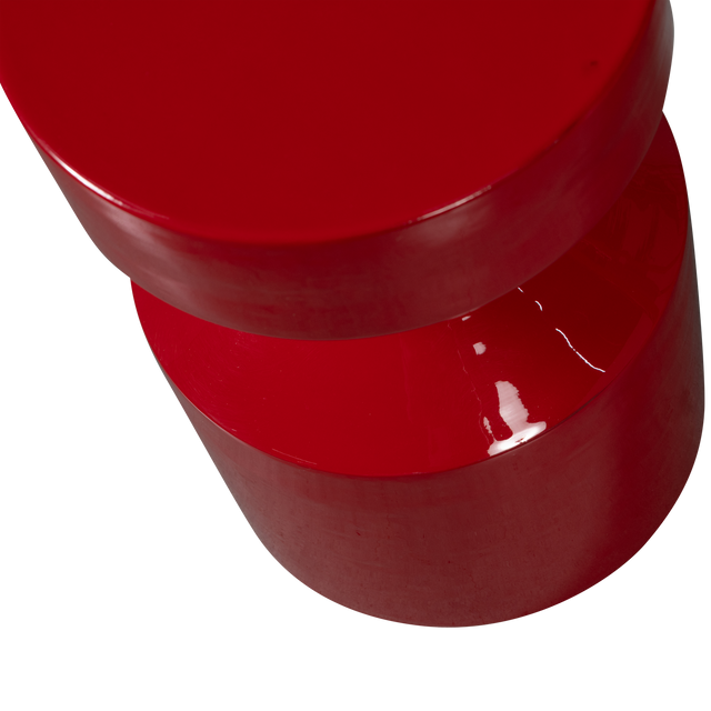 Ferry Bijzettafel Metaal Rood