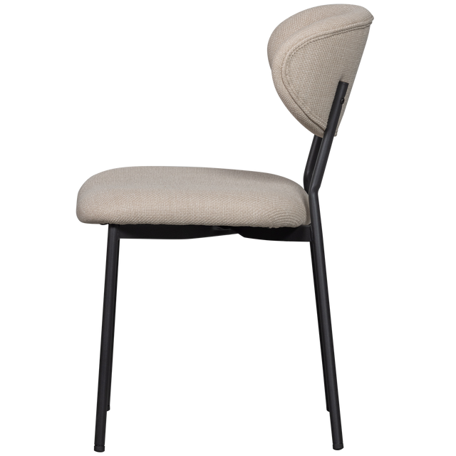 Kjeld Eetkamerstoel Naturel van WOOOD – Luxe comfort op maat van PureWonen. Vraag naar de beste prijs.