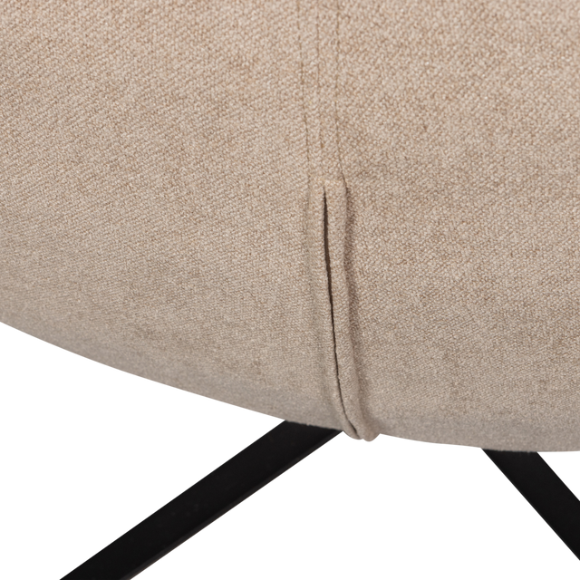 Maudi Draaifauteuil Naturel van WOOOD – Luxe comfort op maat van PureWonen. Vraag naar de beste prijs.