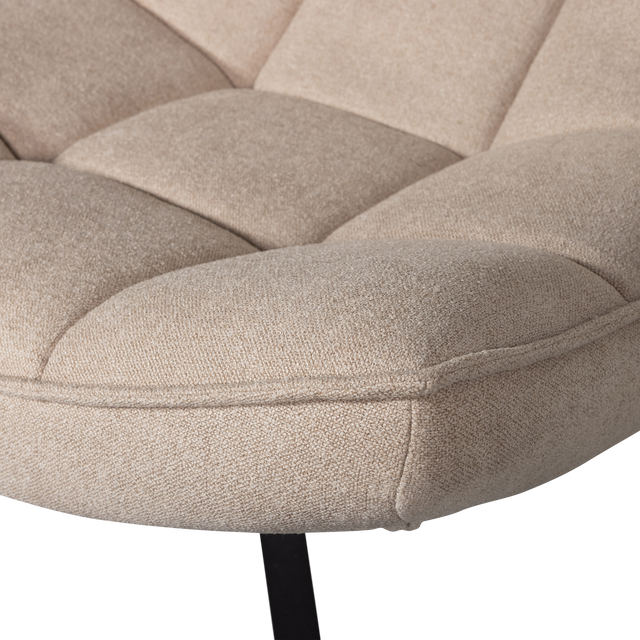 Maudi Draaifauteuil Naturel van WOOOD – Luxe comfort op maat van PureWonen. Vraag naar de beste prijs.