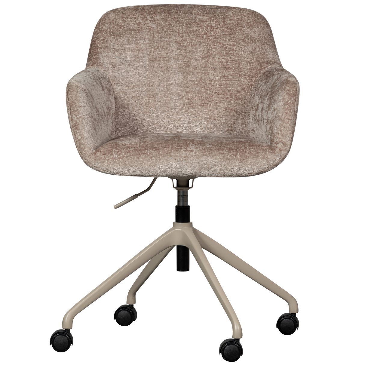 Morros Bureaustoel Taupe van WOOOD – Luxe comfort op maat van PureWonen. Vraag naar de beste prijs.