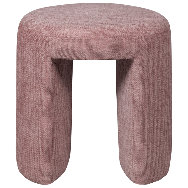 Charlie Gestoffeerde Kruk Blush van WOOOD – Luxe comfort op maat van PureWonen. Vraag naar de beste prijs.