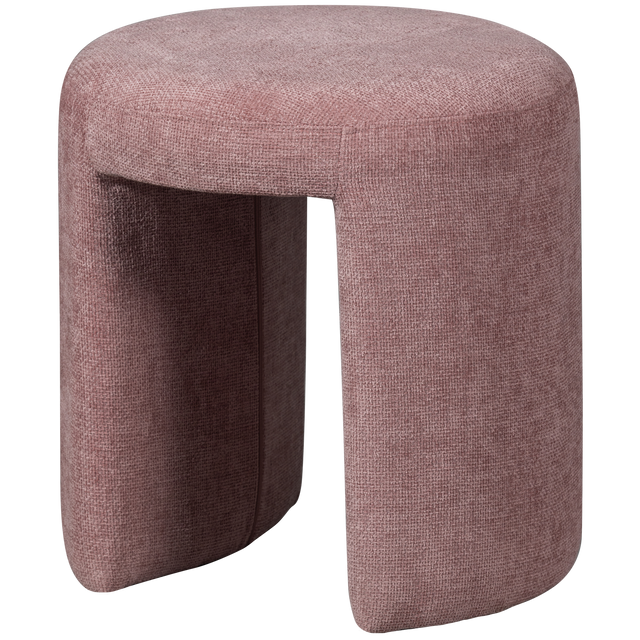 Charlie Gestoffeerde Kruk Blush van WOOOD – Luxe comfort op maat van PureWonen. Vraag naar de beste prijs.