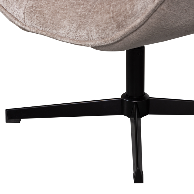 Wibo Draaifauteuil Taupe van WOOOD – Luxe comfort op maat van PureWonen. Vraag naar de beste prijs.