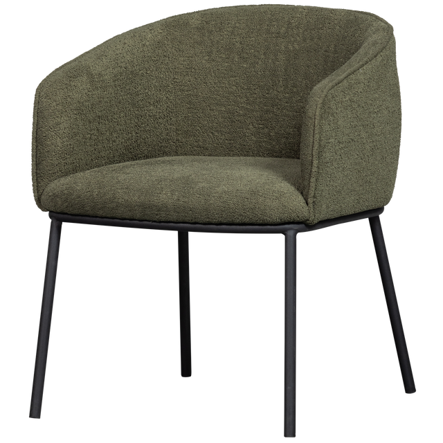 Leon Eetkamerstoel Forest Green van WOOOD – Luxe comfort op maat van PureWonen. Vraag naar de beste prijs.