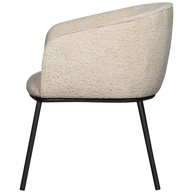 Leon Eetkamerstoel Naturel Melange van WOOOD – Luxe comfort op maat van PureWonen. Vraag naar de beste prijs.