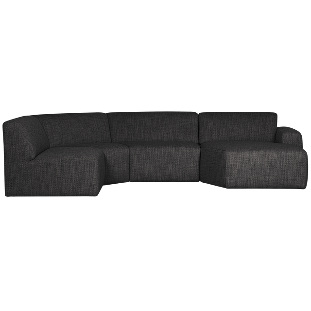 Avelon U Bank Antraciet Melange van WOOOD – Luxe comfort op maat van PureWonen. Vraag naar de beste prijs.