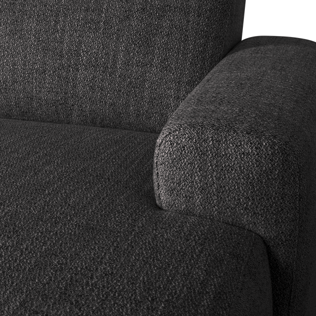 Avelon U Bank Antraciet Melange van WOOOD – Luxe comfort op maat van PureWonen. Vraag naar de beste prijs.