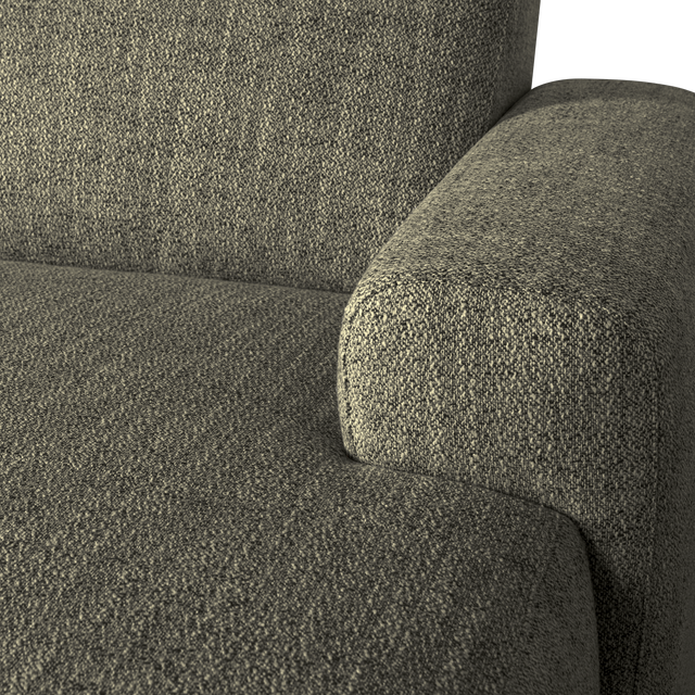 Avelon U Bank Groen Melange van WOOOD – Luxe comfort op maat van PureWonen. Vraag naar de beste prijs.