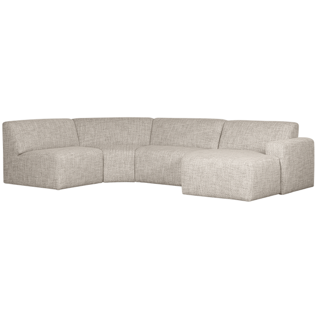 Avelon U Bank Naturel Melange van WOOOD – Luxe comfort op maat van PureWonen. Vraag naar de beste prijs.