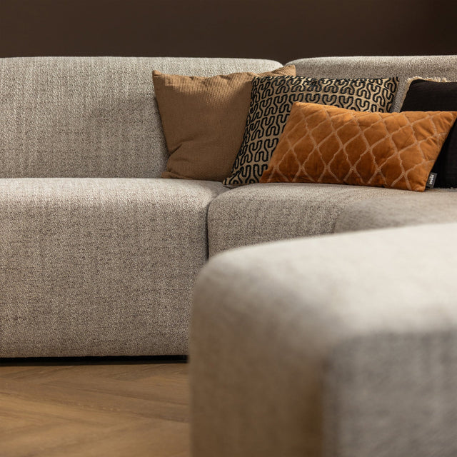 Avelon U Bank Naturel Melange van WOOOD – Luxe comfort op maat van PureWonen. Vraag naar de beste prijs.