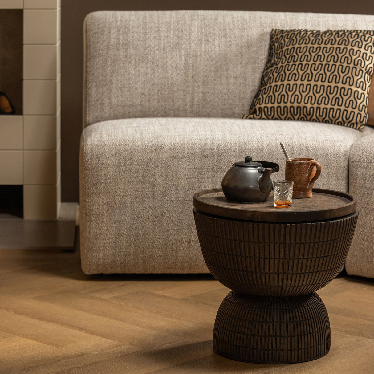 Samson Bijzettafel Fiber Clay Coffee 35x O40 Cm van WOOOD – Luxe comfort op maat van PureWonen. Vraag naar de beste prijs.