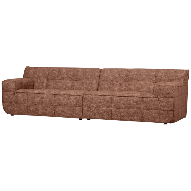 Timor 4 Zits Bank Brick Melange van WOOOD – Luxe comfort op maat van PureWonen. Vraag naar de beste prijs.