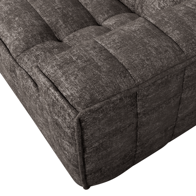 Timor 4 Zits Bank Grafiet Melange van WOOOD – Luxe comfort op maat van PureWonen. Vraag naar de beste prijs.