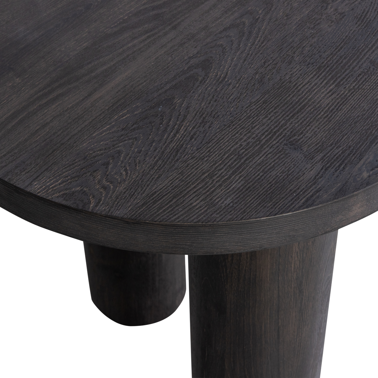 Maan Organisch Sidetable/Bureau Mdf Donkerbruin