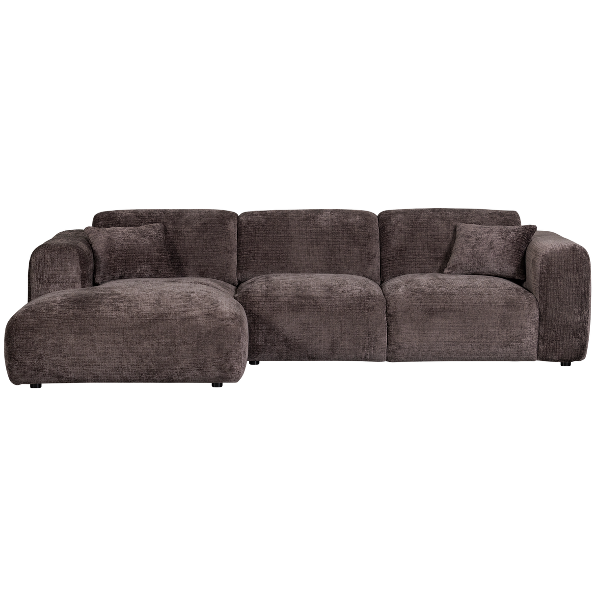 Cloud Chaise Longue Bank Links Chenille Warm Bruin