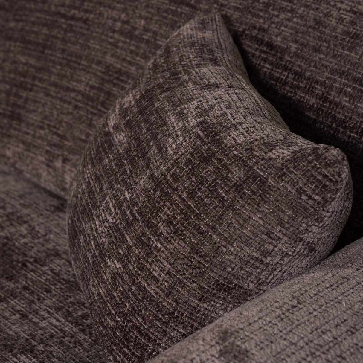 Cloud Chaise Longue Bank Links Chenille Warm Bruin