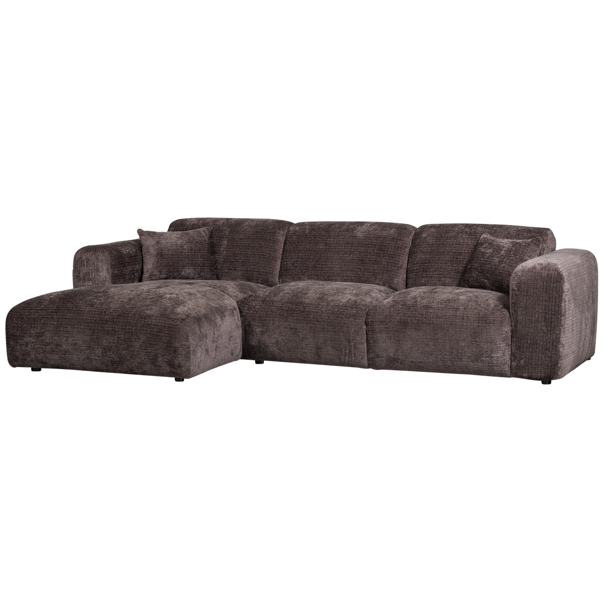 Cloud Chaise Longue Bank Links Chenille Warm Bruin