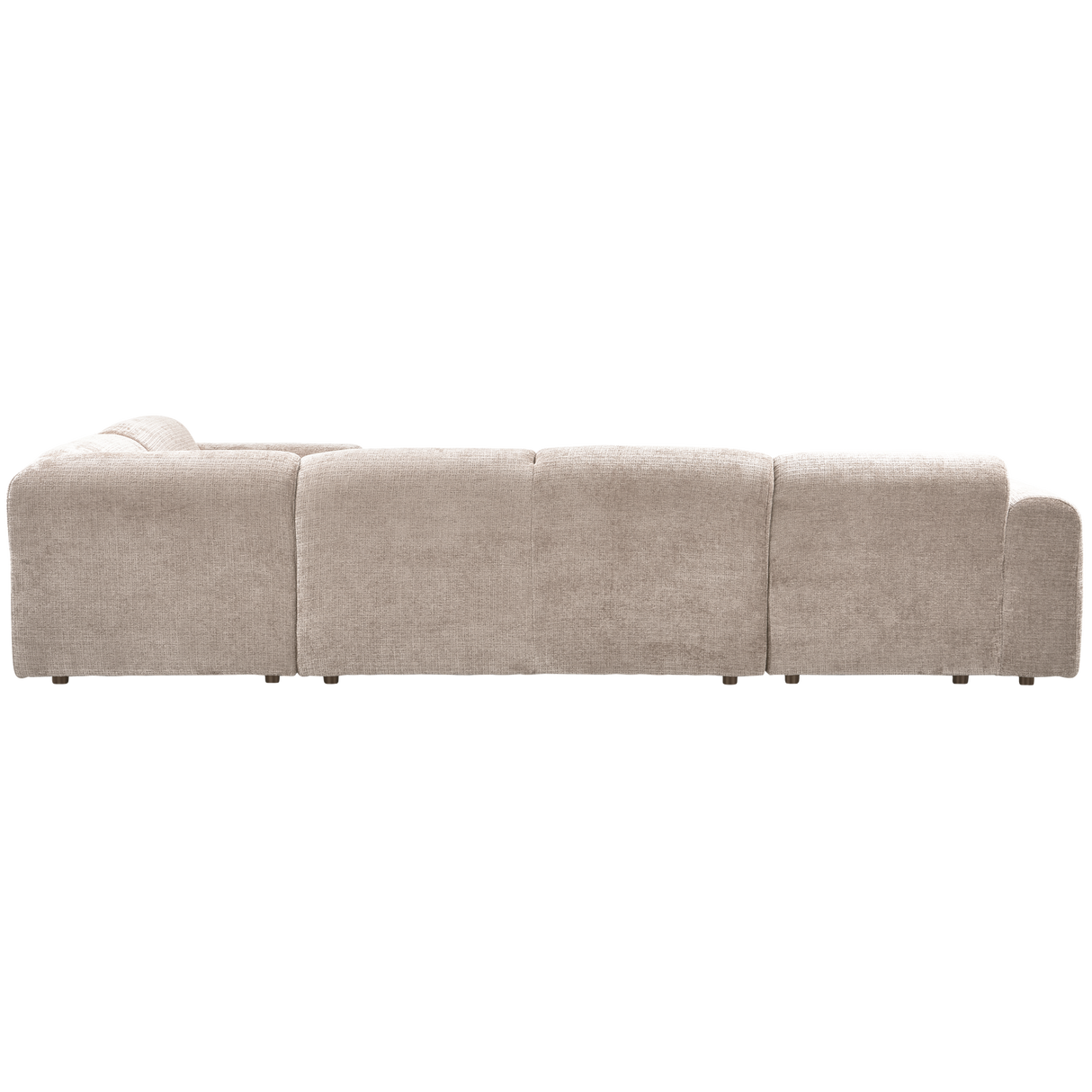 Cloud Hoekbank Rechts Geweven Chenille Naturel