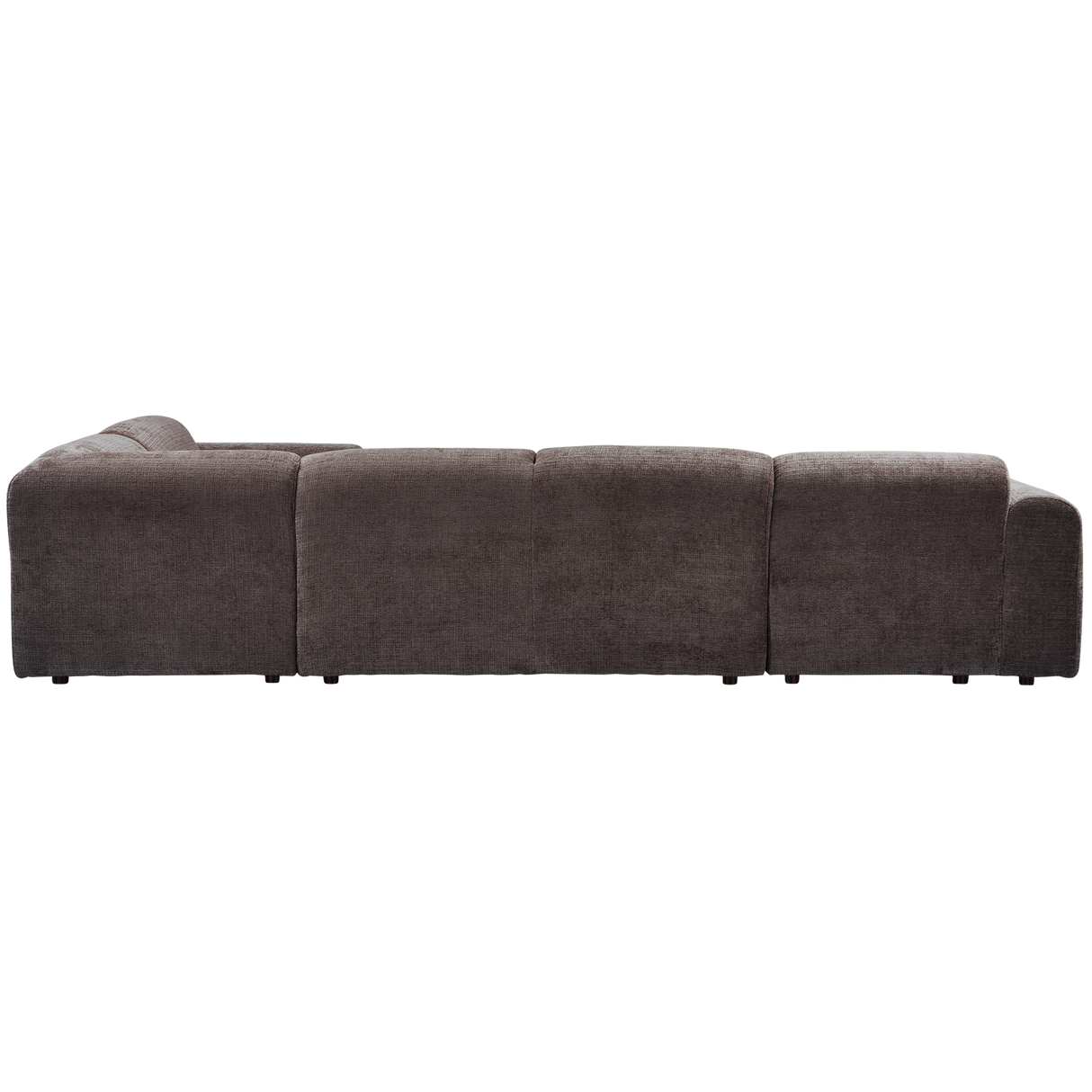 Cloud Hoekbank Rechts Geweven Chenille Warm Bruin