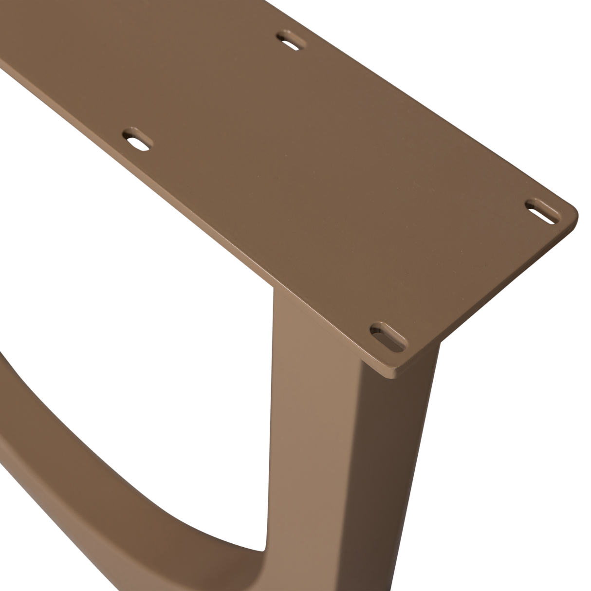 Zaandam Design Poot Metaal Donker Zand 1 Stuks