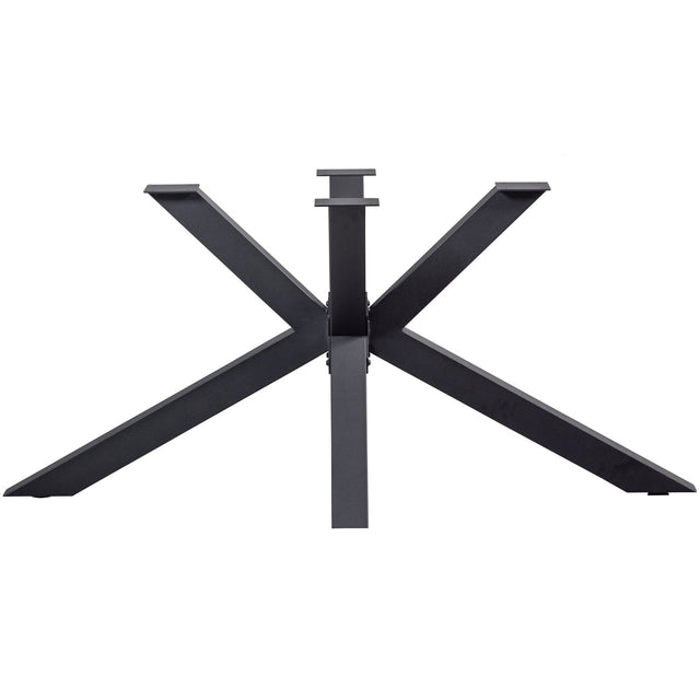 Kruisvorm Poot Metaal Zwart van WOOOD – Luxe comfort op maat van PureWonen. Vraag naar de beste prijs.