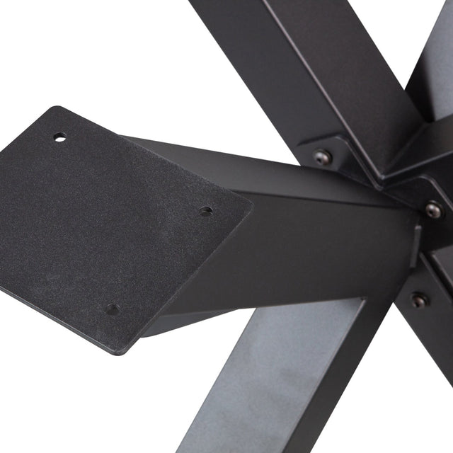 Kruisvorm Poot Metaal Zwart van WOOOD – Luxe comfort op maat van PureWonen. Vraag naar de beste prijs.