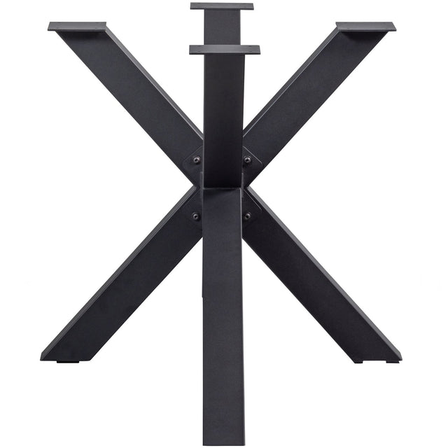 Kruisvorm Poot Metaal Zwart van WOOOD – Luxe comfort op maat van PureWonen. Vraag naar de beste prijs.