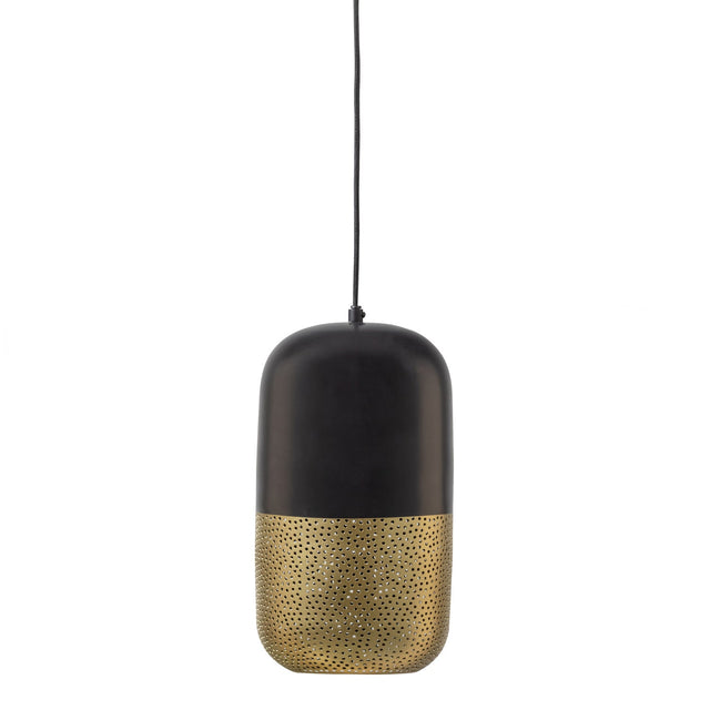Tirsa Hanglamp 36 Cm Metaal Zwart Brass van WOOOD – Luxe comfort op maat van PureWonen. Vraag naar de beste prijs.