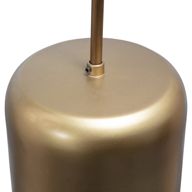 Safa Hanglamp Verticaal Metaal Glas Brass van WOOOD – Luxe comfort op maat van PureWonen. Vraag naar de beste prijs.