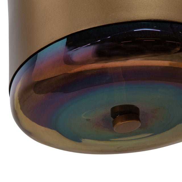 Safa Hanglamp Verticaal Metaal Glas Brass van WOOOD – Luxe comfort op maat van PureWonen. Vraag naar de beste prijs.