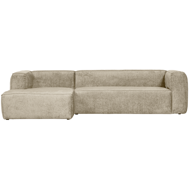 Bean Hoekbank Links Structure Velvet Buttermilk van WOOOD – Luxe comfort op maat van PureWonen. Vraag naar de beste prijs.