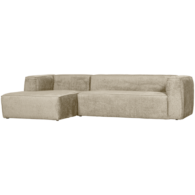 Bean Hoekbank Links Structure Velvet Buttermilk van WOOOD – Luxe comfort op maat van PureWonen. Vraag naar de beste prijs.