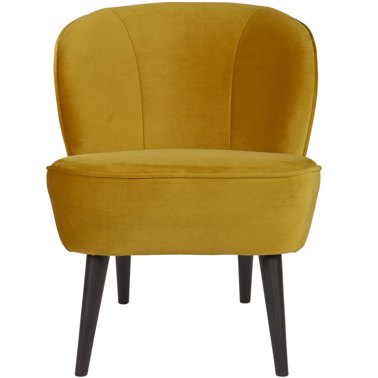 Sara Fauteuil Fluweel Oker van WOOOD – Luxe comfort op maat van PureWonen. Vraag naar de beste prijs.