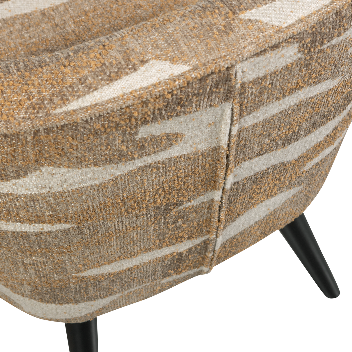 Sara Fauteuil Geweven Stof Camouflage Dessin Zand