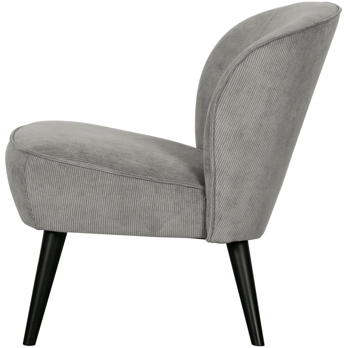 Sara Fauteuil Ribstof Vergrijsd Groen van WOOOD – Luxe comfort op maat van PureWonen. Vraag naar de beste prijs.