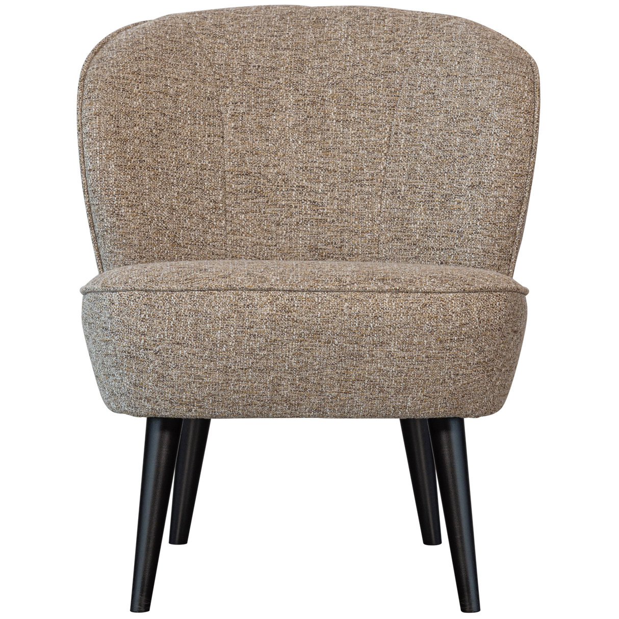 Sara Fauteuil Geweven Stof Naturel Melange van WOOOD – Luxe comfort op maat van PureWonen. Vraag naar de beste prijs.