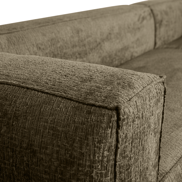 Bean Hoekbank Rechts Structure Velvet Moss van WOOOD – Luxe comfort op maat van PureWonen. Vraag naar de beste prijs.