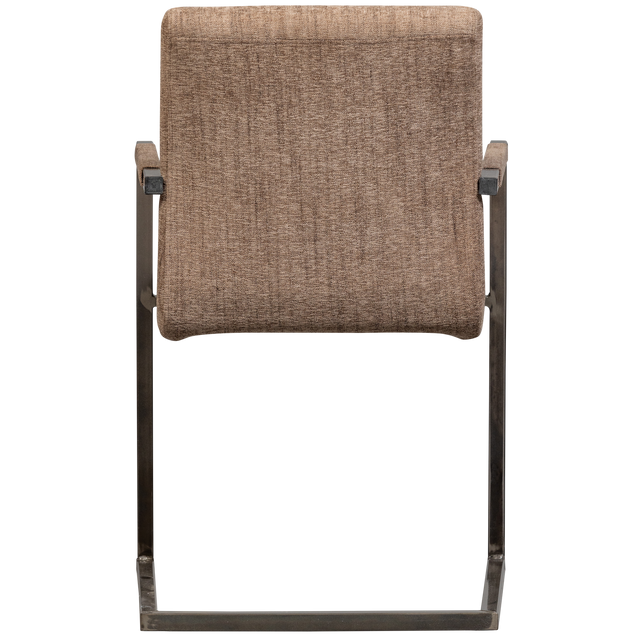 Bas Eetkamerstoel Geweven Stof Bruin Melange van WOOOD – Luxe comfort op maat van PureWonen. Vraag naar de beste prijs.