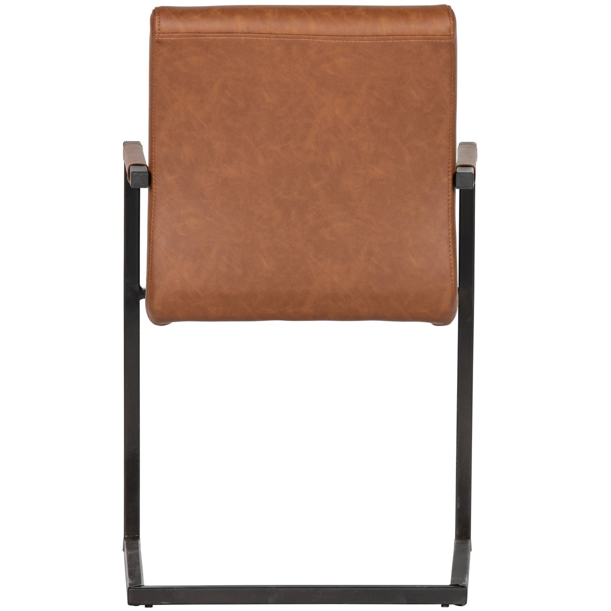Bas Eetkamerstoel Pu Cognac van WOOOD – Luxe comfort op maat van PureWonen. Vraag naar de beste prijs.