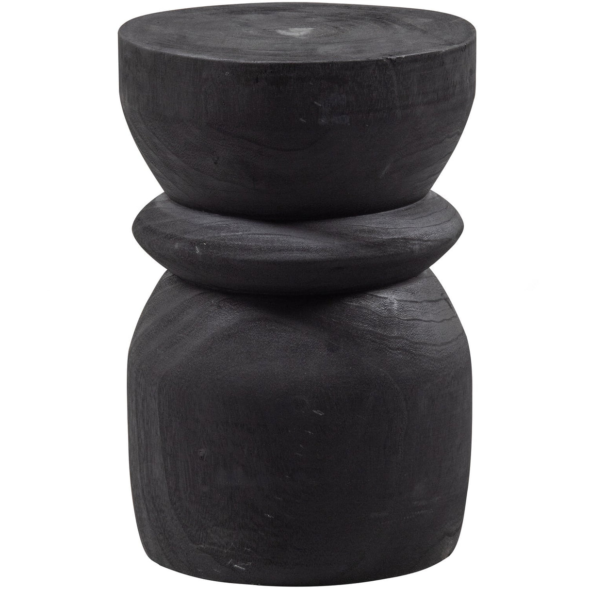 Bikkel Kruk Hout Zwart 40x O28 Cm van WOOOD – Luxe comfort op maat van PureWonen. Vraag naar de beste prijs.