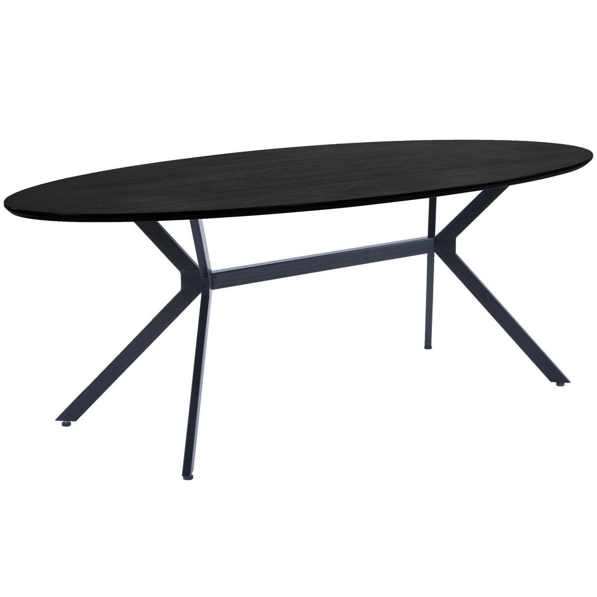 Bruno Eettafel Ovaal Mdf Zwart 220x100 Cm van WOOOD – Luxe comfort op maat van PureWonen. Vraag naar de beste prijs.